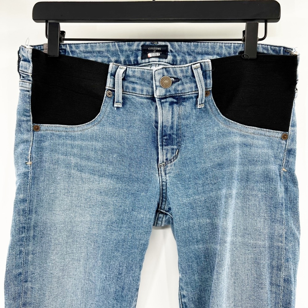 Citizens of Humanity Racer Low Rise Skinny Maternity Jeans Light Wash Size 27 - Picture 4 of 8